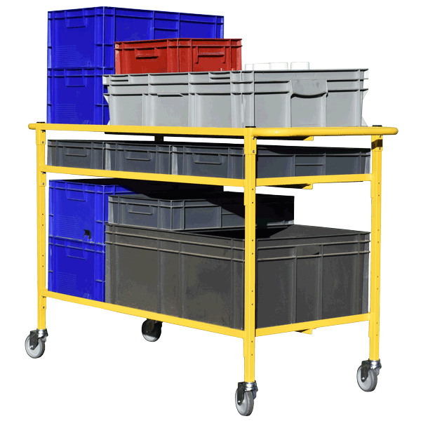 400mm by 600mm boxes for Modular Frame Shelf Trolley