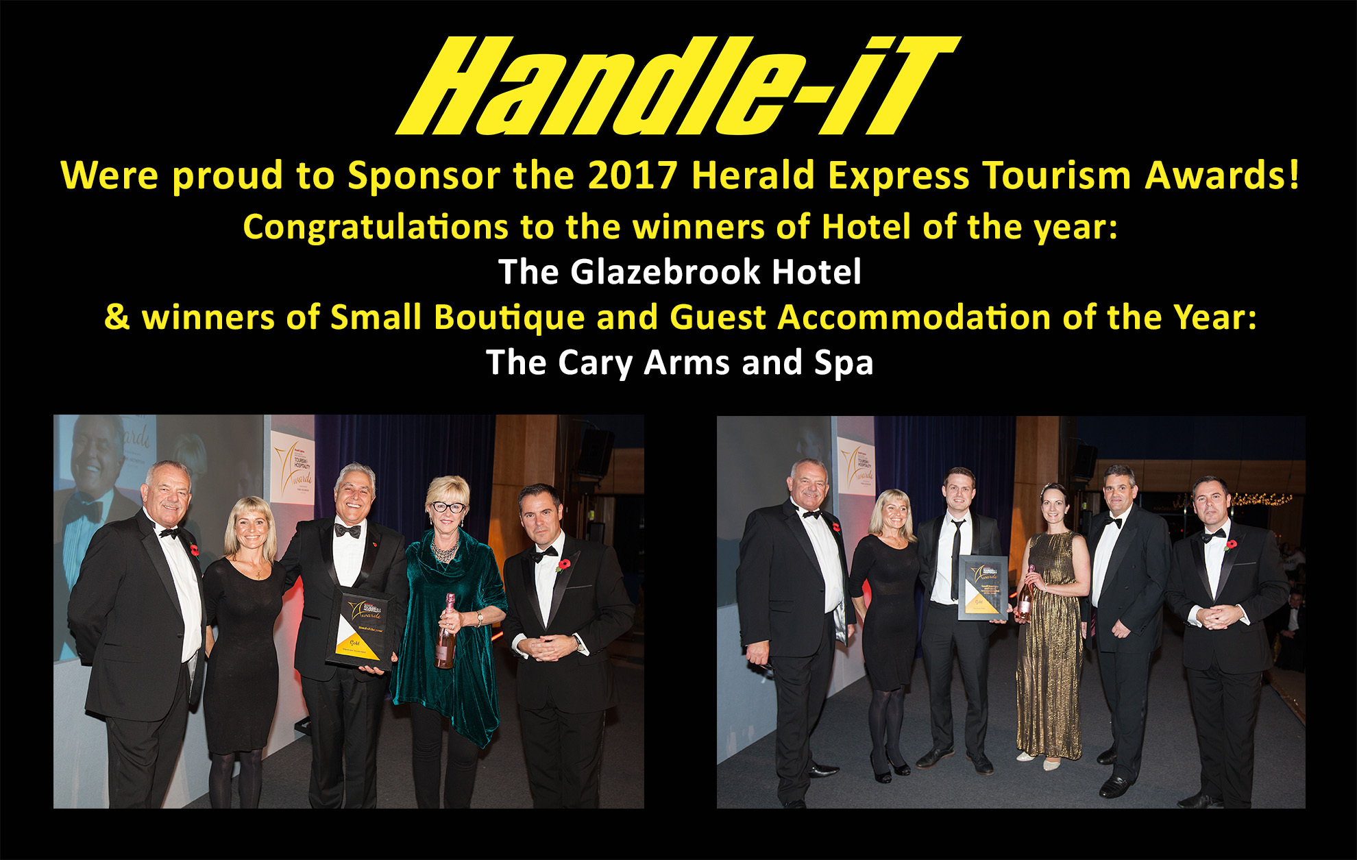 Handle-iT sponsor of Herald Express Tourism Awards 2017