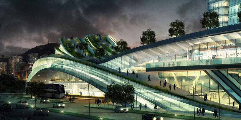 Kowloon Bay Express Rail Link Concept Art