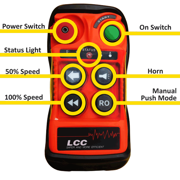 Powered Tug Remote Control Unit