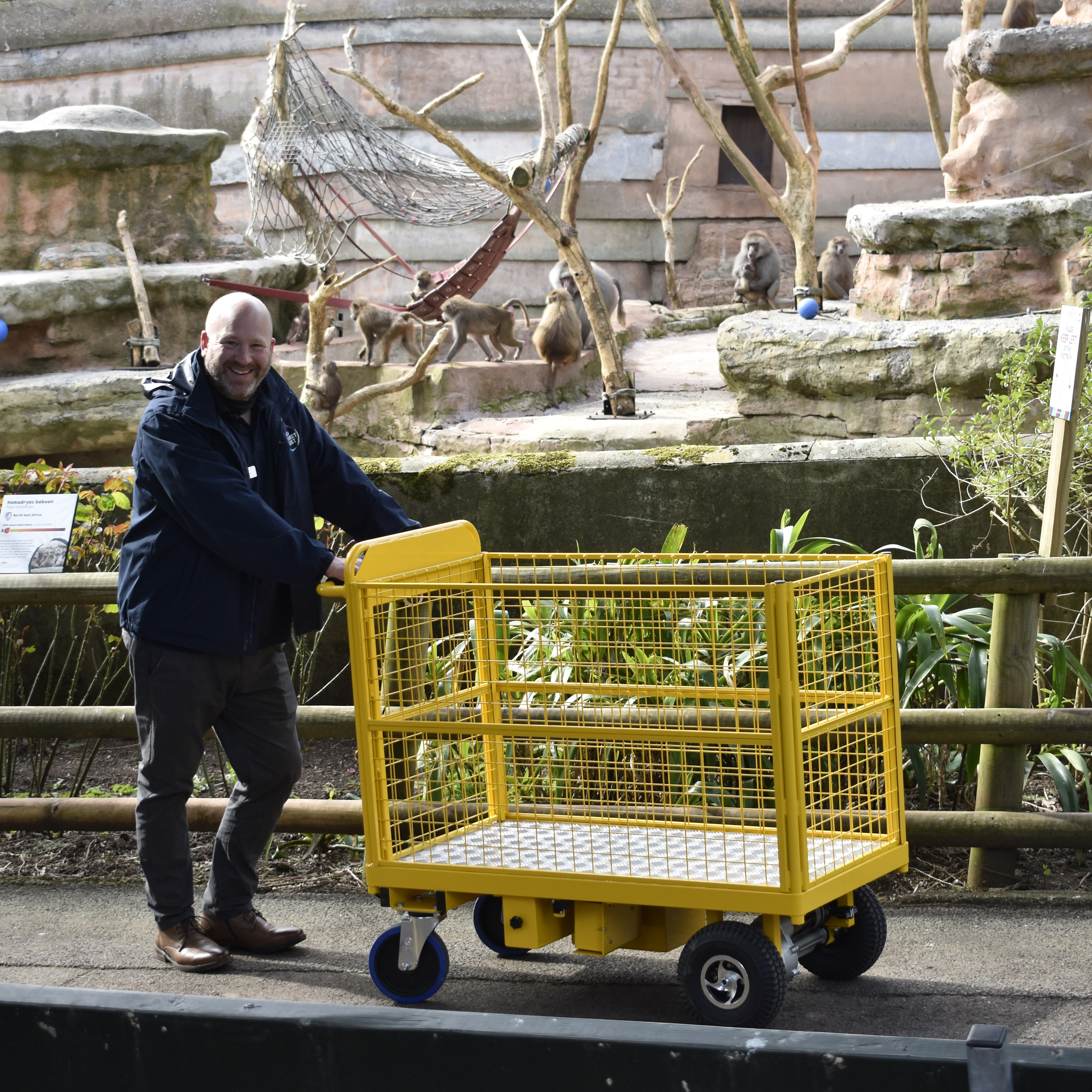 Powered Trolley at Paignton Zoo