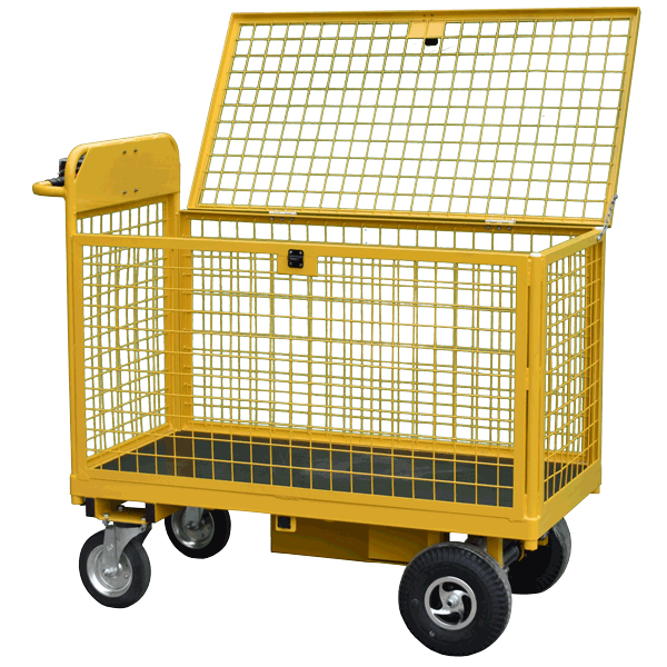 Full Security Cage Powered Trolley
