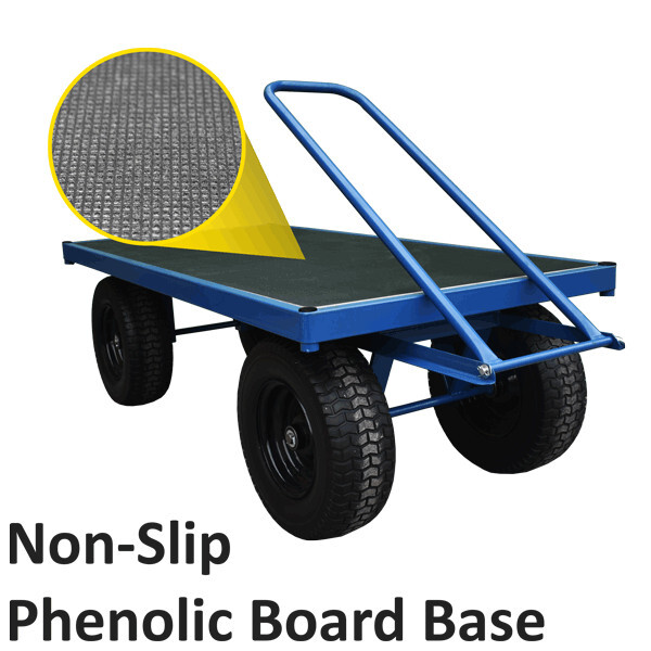 Heavy Duty Turntable Trolley With Phenolic Board Base